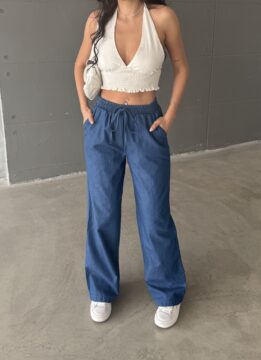 Tensel Kumaş Salaş Pantalon