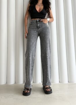 Ön Taşlı Pantalon